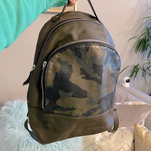 Leather made in Italy backpack